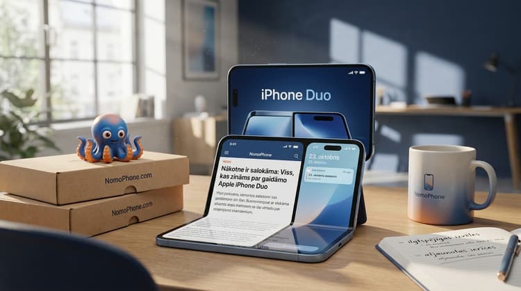 Nākotne ir salokāma: Viss, kas zināms par gaidāmo Apple iPhone Duo
