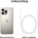 iPhone 16 Pro Max 256 Go - Titane Naturel - Débloqué - Image 6