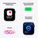 Apple Watch (2025) GPS + Cellular 42 mm - Aluminium Nero intenso - Bracelet sport Nero – foto 3 di 3