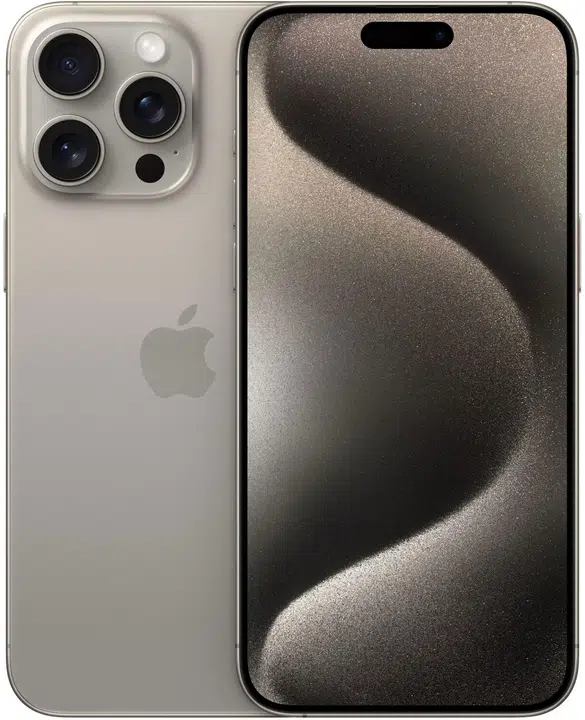 iPhone 15 Pro 128 GB - Titanjum naturali - Miftuħ – ritratt 1 minn 6