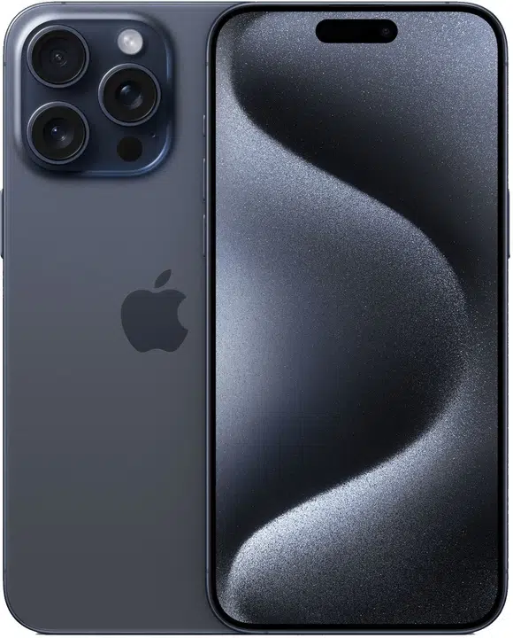 iPhone 15 Pro Max 256 GB - Modrý titan - Odemčený – fotka 1 z 4