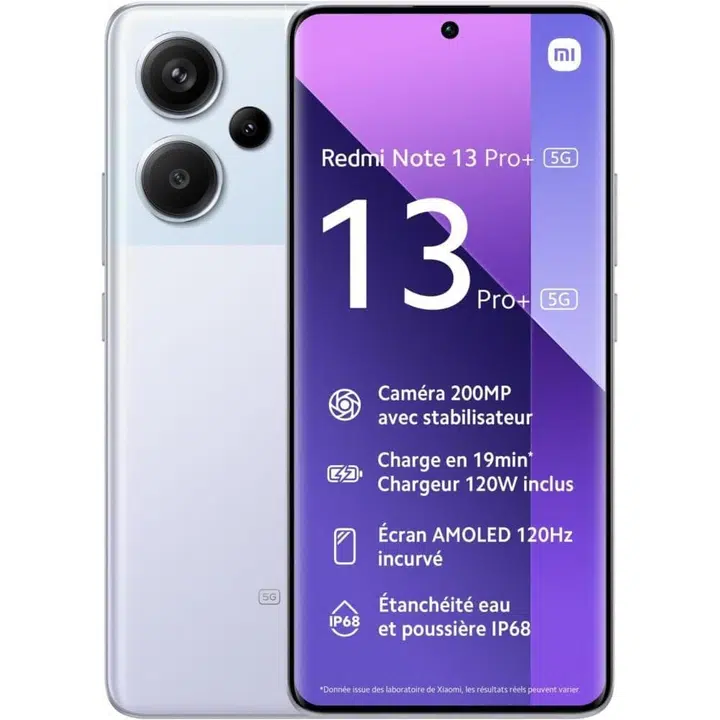 Xiaomi Redmi Note 13 Pro+ 256 GB - Lyserød - Låst op – foto 1 af 3