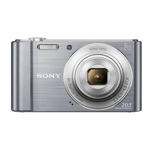 Compact - Sony Cyber - shot DSC - W810 - Stříbrná + Sony Sony Lens 6x Optical Zoom 26 - 156mm f/3.5 - 6.5 – fotka 1 z 3