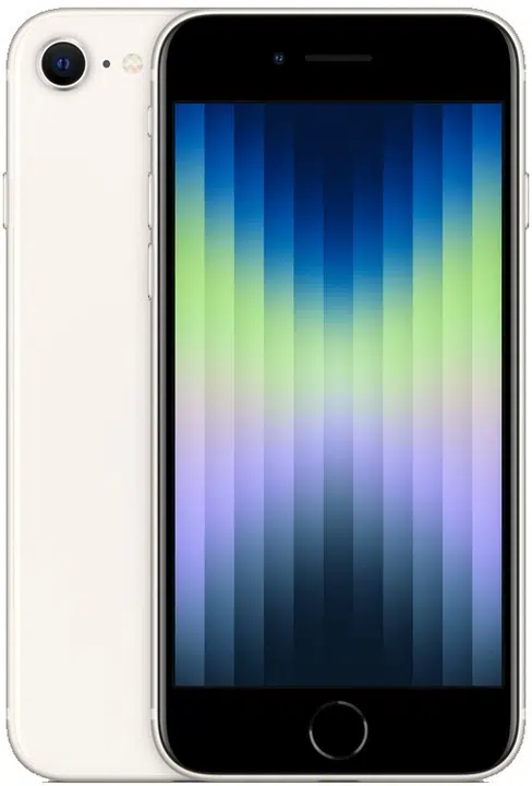iPhone SE (2022) 128 GB - Hvězdné světlo - Odemčený