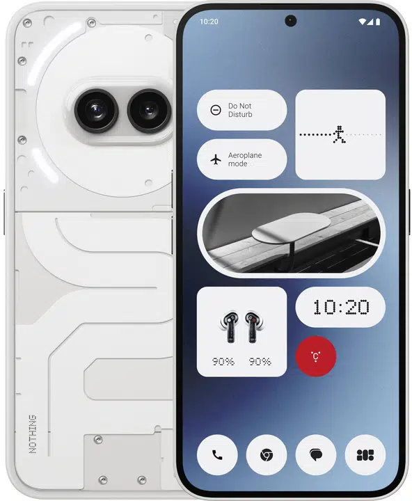Nothing Phone (2a) 128 GB - Weiß - Freigeschaltet – Foto 1 von 4