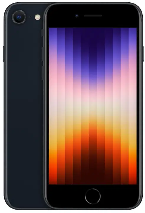 iPhone SE (2022) 256 GB - Midnatt - Upplåst