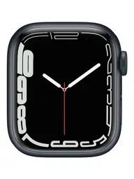 Apple Watch Series 7 (2021) GPS 41 mm - Aluminium Mitternacht - Bracelet sport Nike Schwarz