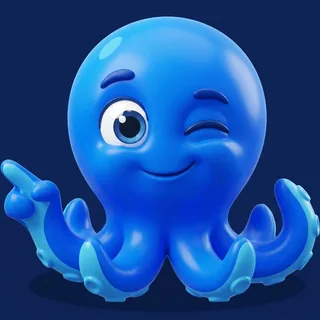 Nomo, der Oktopus mit 8 Tentakeln